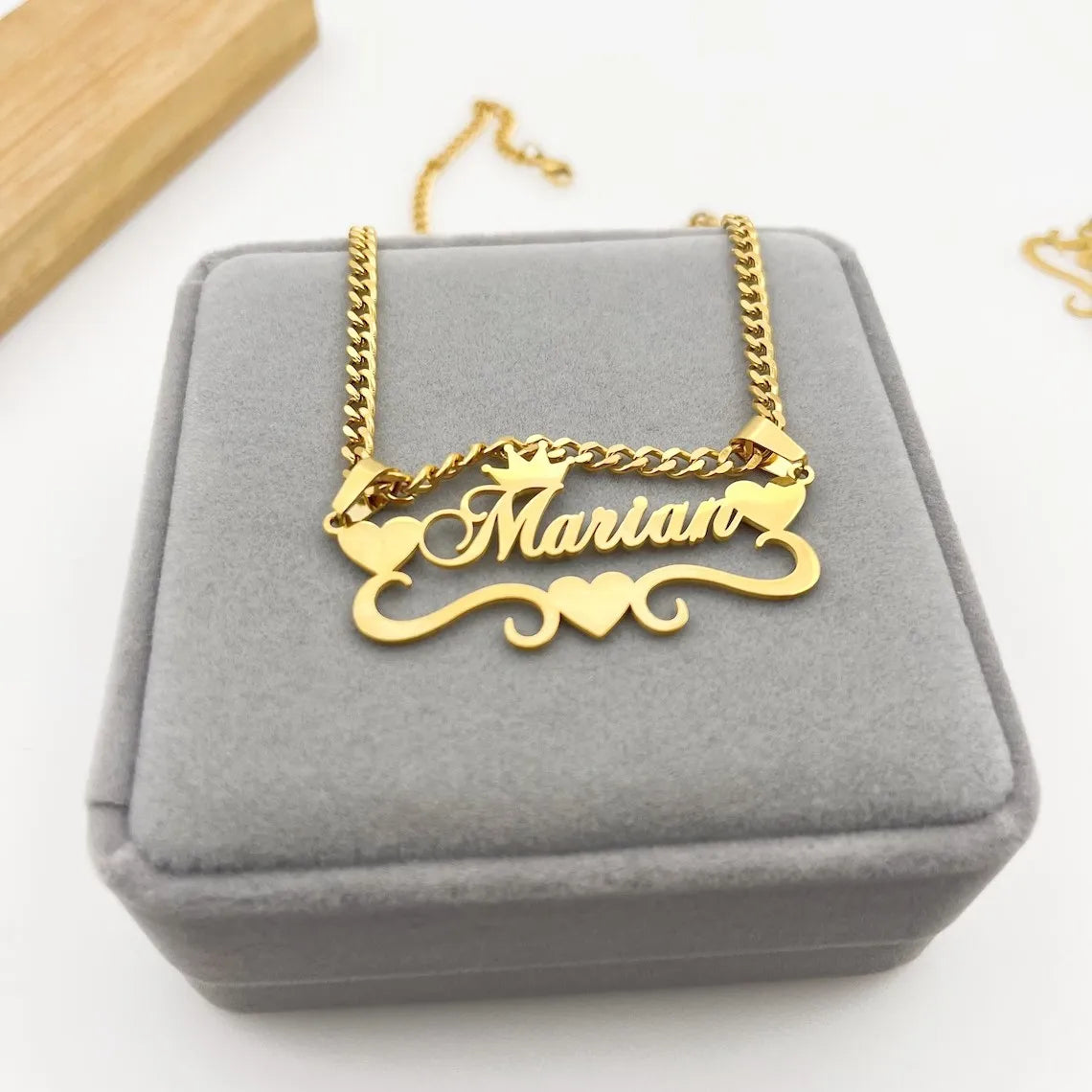 Heart Name Necklace