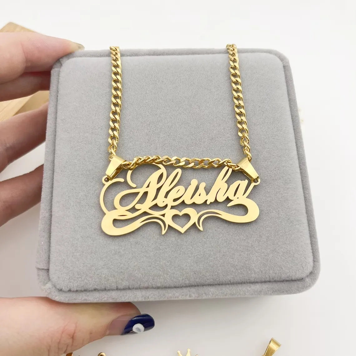 Heart Name Necklace