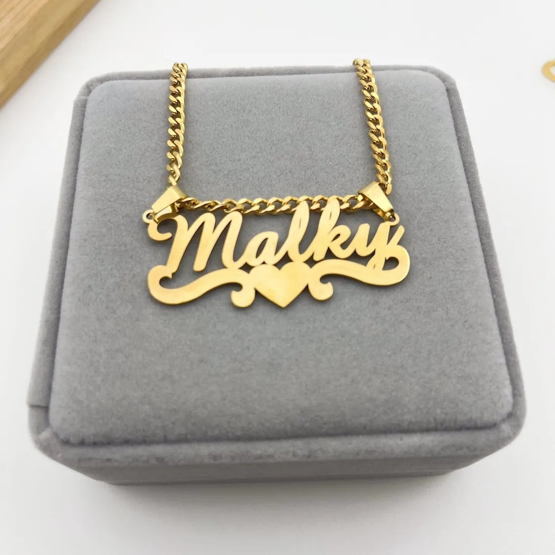 Heart Name Necklace