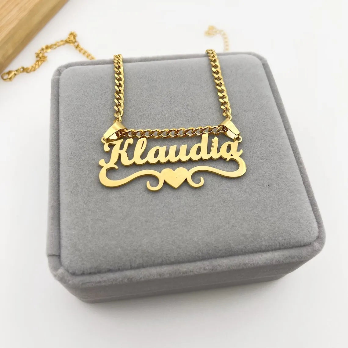 Heart Name Necklace
