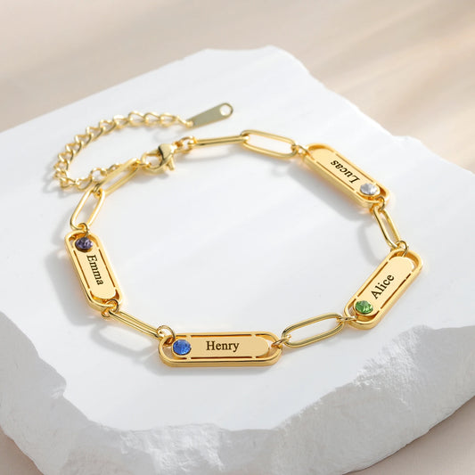 Custom Birthstone Bracelet