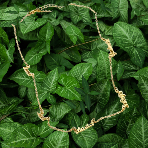 Dainty Custom Multi-name Personalized Necklace